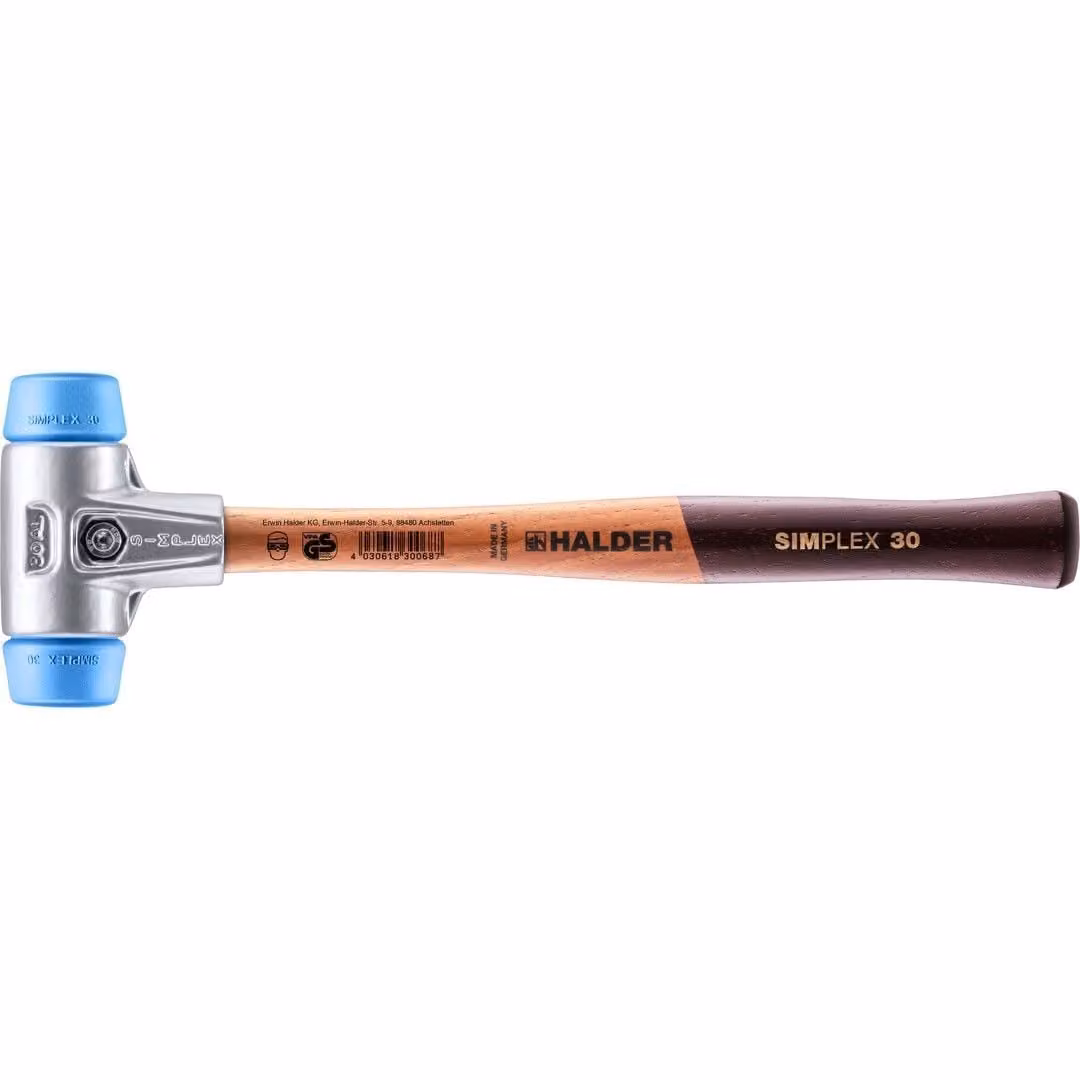 Mazza SIMPLEX soft-face, TPE-soft; con alluminio..