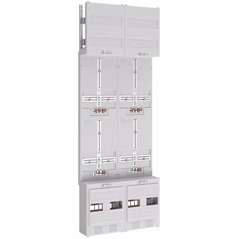 Spazio contatore 3pts 4z - Pannello contatori 4 contatori kWh 0 file Z29740