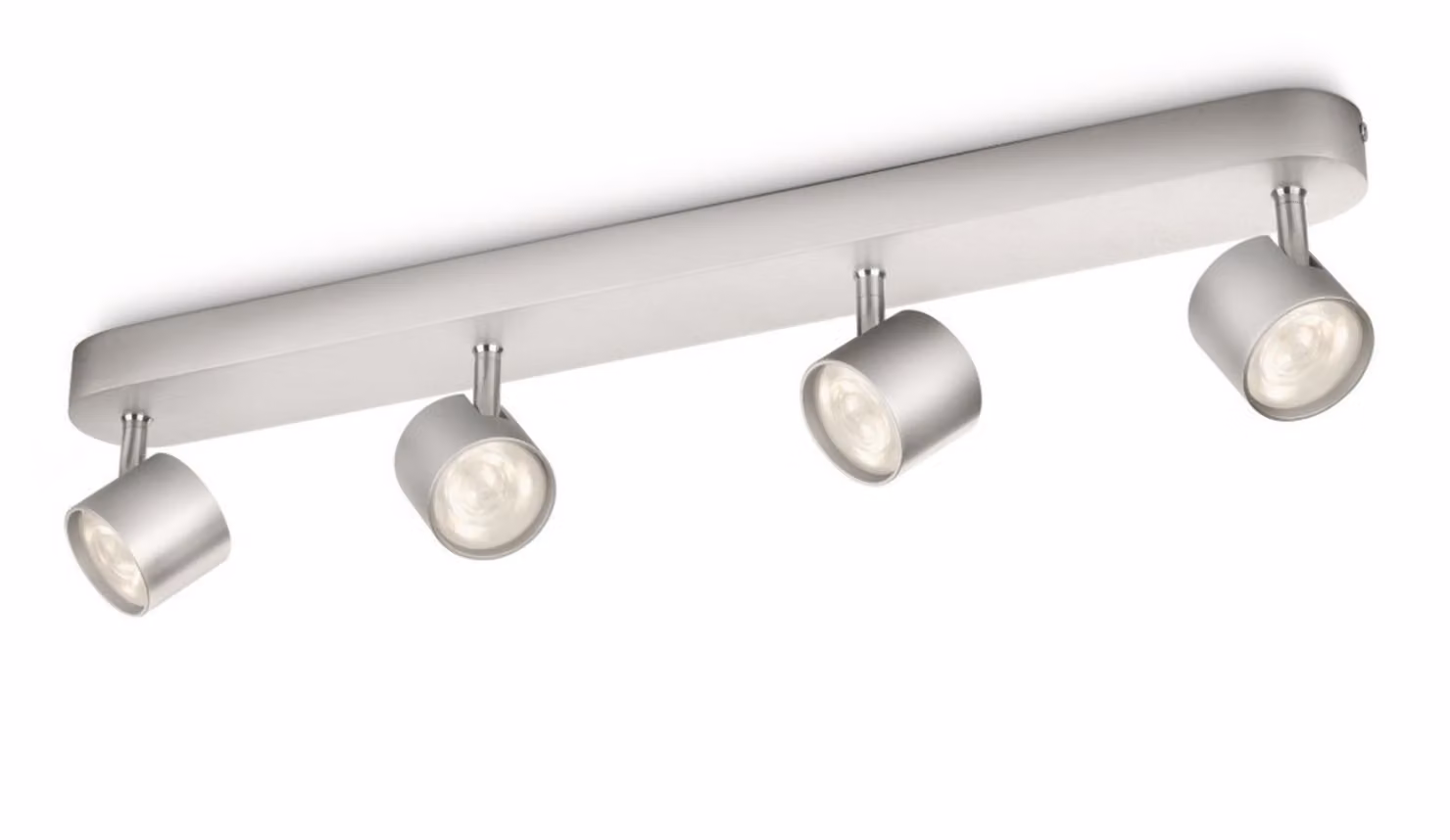 Philips myLiving LED Spotbalken, Star 4-flammig, alluminio