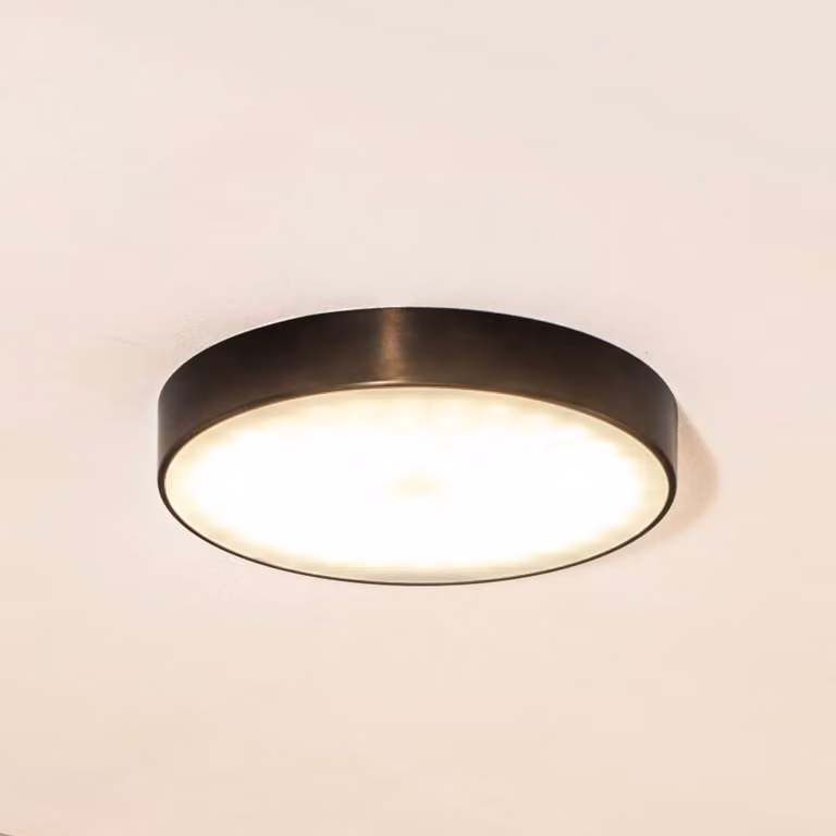 Plafoniera a LED Timur Argon, Nero, Soggiorno / Sala da pranzo, Metallo, Moderno, Plafoniera LED
