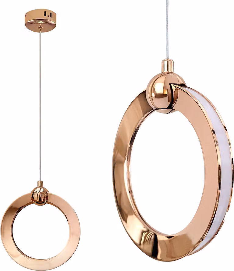 Lampada A Sospensione Toolight Lhj101-1Cp Gold, Rose Gold
