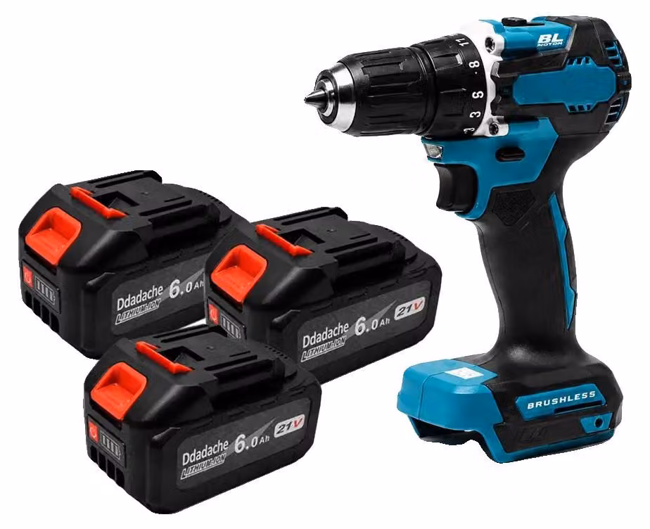 Batterie, 21V, capacità 6000mAh, confezione da 3 pezzi, modello 6.0Ah-DDF487