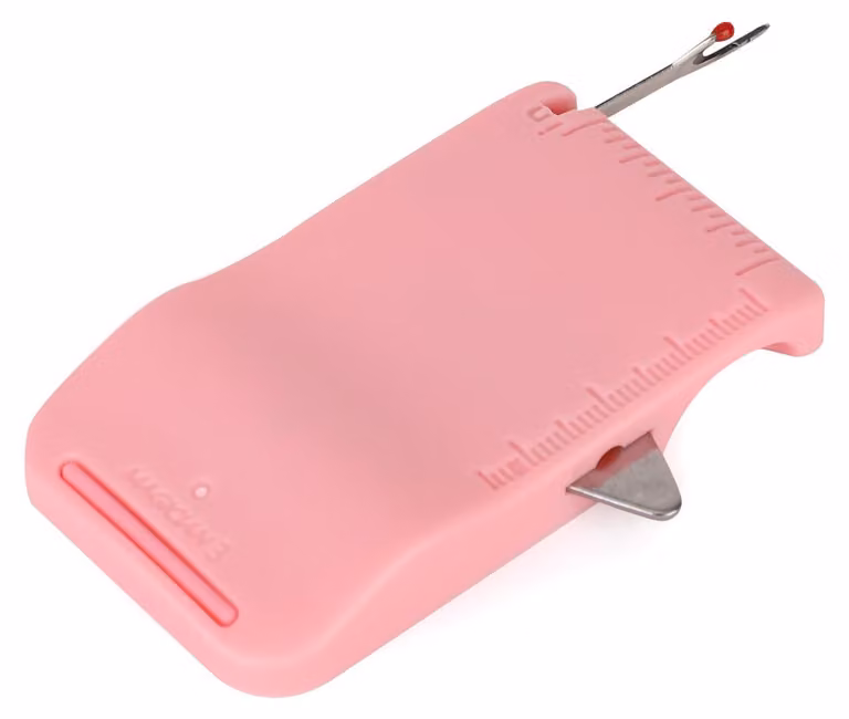 Guida magnetica multifunzione 4-in-1: guida per bordi, lama di taglio, righello, colore rosa