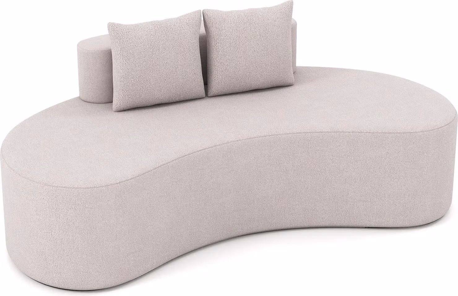 COSTWAY Divano a 3 posti, divano imbottito con schienale e 2 cuscini, divano letto da 199 cm in tessuto poliestere e schiuma, divano fino a 200 kg, grigio