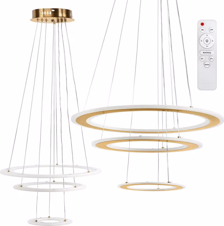 Lámpara TOOLIGHT LED G041-3CP Brush Gold0