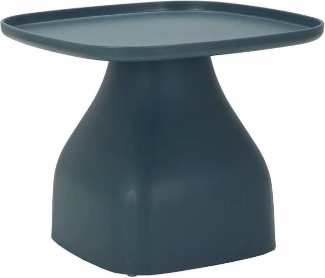 Tavolinetto Gea Mauro Ferretti Blu Petrol L/P/H: 48 x 48 x 38 cm