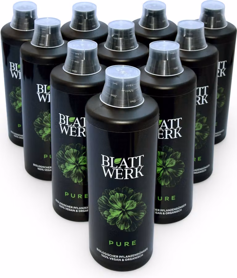 10 L BLATTWERK Fertilizzante universale biologico puro, fertilizzante liquido organico NPK vegano