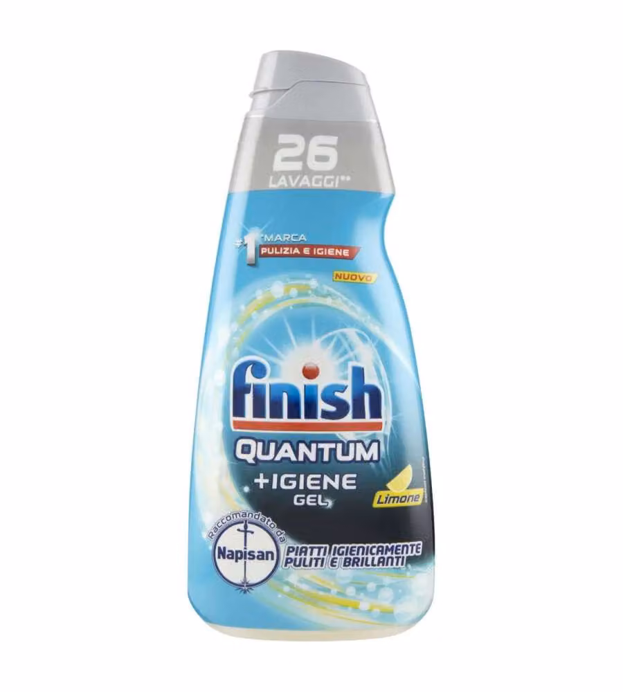 Detersivo Lavastoviglie Quantum +Igiene Gel Limone 560ml