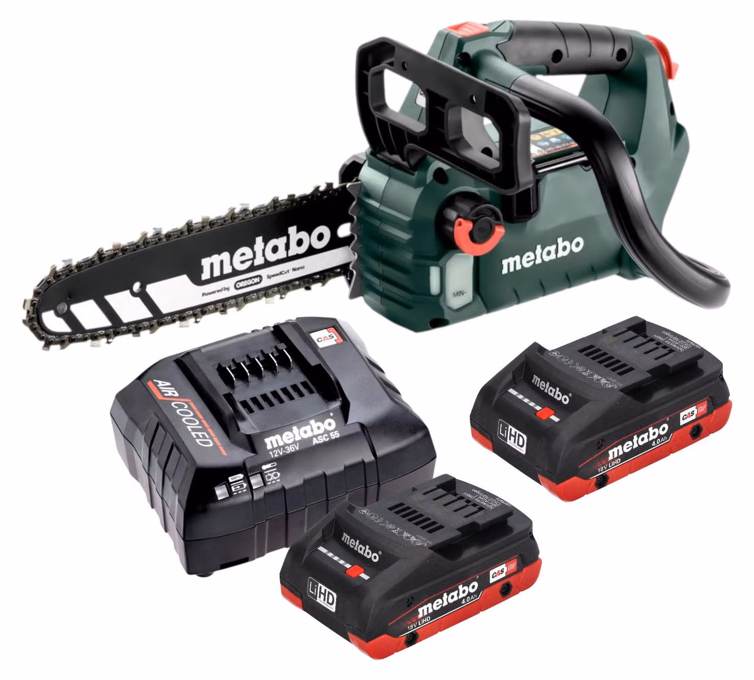 Metabo 601595850 Motosega a batteria MS 18 LTX BL 25 - senza batteria - senza caricabatterie