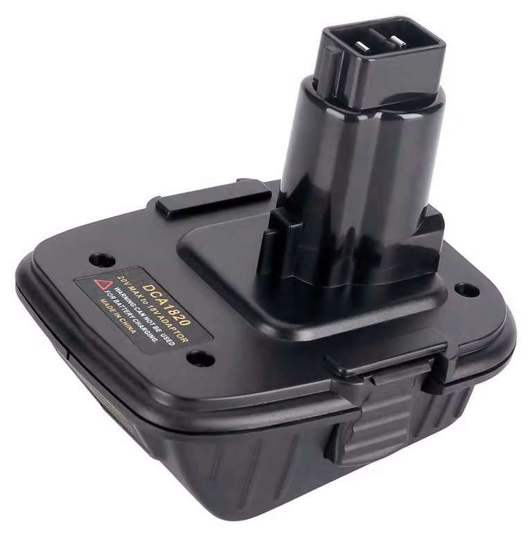 adattatore per batteria 20V DCA1820 per utensili DeWalt 18V - Compatibile con DC9096, DC9098, DE9096