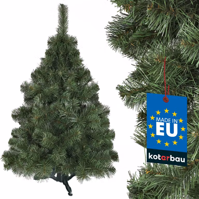 KOTARBAU® Albero di Natale Artificiale 100 cm Pino con supporto in plastica Albero di Natale Albero di Natale Artificiale come l'Albero di Natale Artificiale Reale Albero di Natale