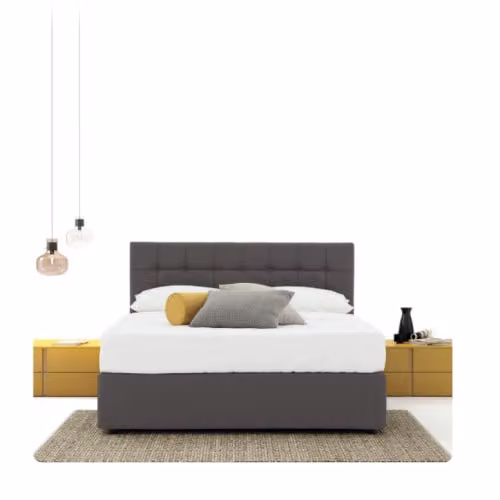 Letto matrimoniale imbottito Capitonné Rimar - Compact Check