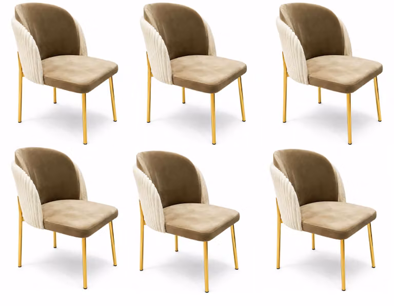 Sedie, stile moderno, beige, comode, pratiche, ideali per la sala da pranzo, confortevoli