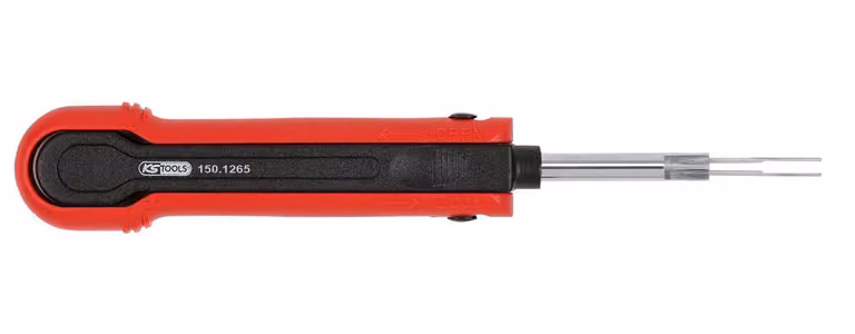 KS TOOLS Attrezzo di sblocco per prese piatte 1,5 mm (AMP Tyco MT II) - 150.1265