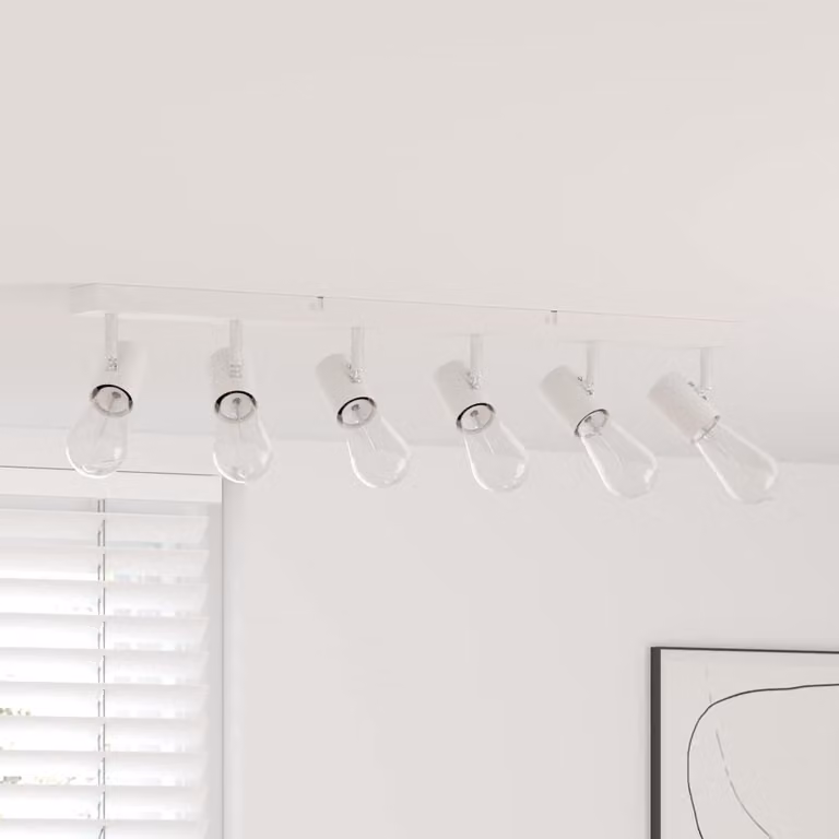 Faretto da soffitto Bianco 73 x 6,5 x 11,5 cm Metallo