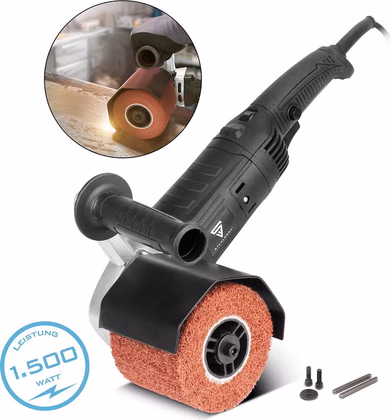 STAHLWERK SM-1500 ST satinatrice con potenza di 1.500 W e 600 - 3.200 giri/min.