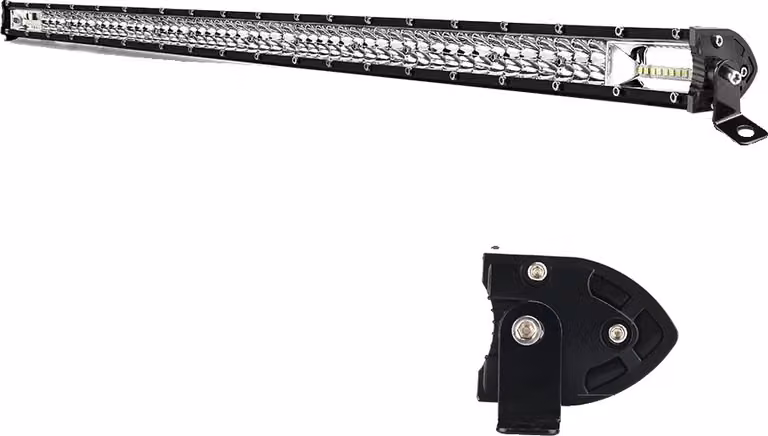 Striscia luminosa a LED, temperatura di colore 6500K, impermeabile IP68, 38 pollici a 2 file
