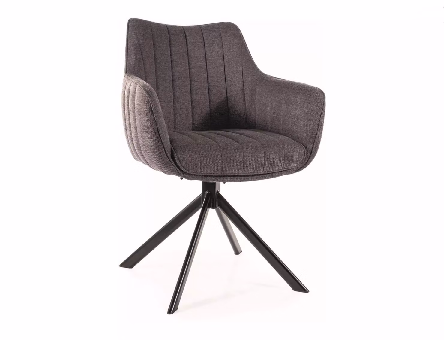 Sedia girevole OTO 3 - nero / grigio scuro