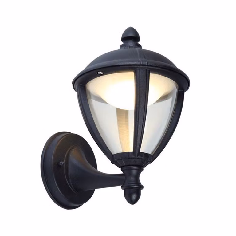 Applique da esterno in alluminio a LED UNITE nero 26,1x16,5x19,8 cm Lutec 2601-BL Eco-Light