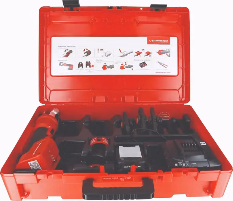 ROTHENBERGER ROMAX NANO iJAWs Set, taglia M, 15-22-28, 2Ah, CAS
