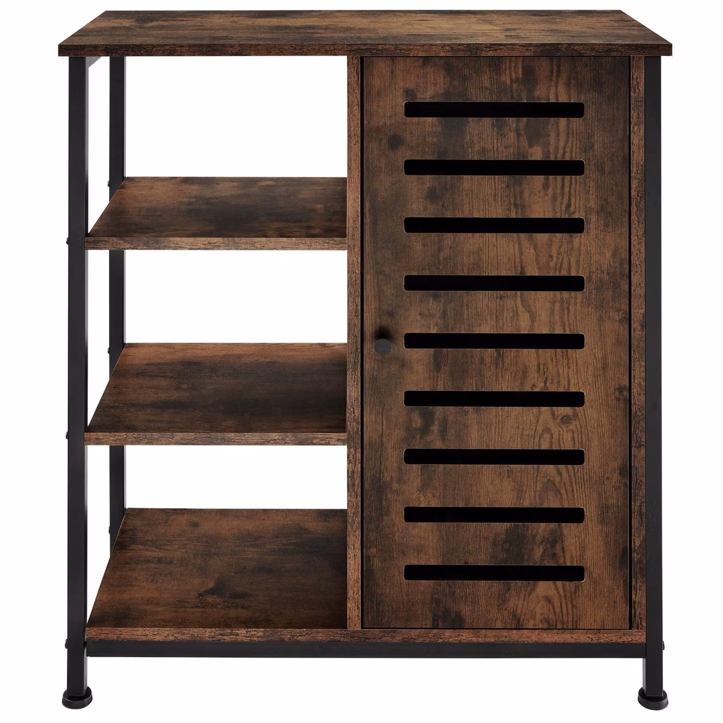 Credenza in stile industriale TecTake GmbH colore marrone con finitura opaca L/P/H: 71 x 32 x 82 cm – 3