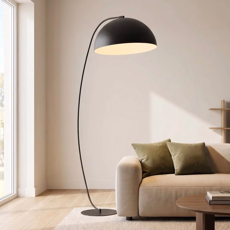 Lampada da terra Arcos EMIBIG LIGHTING, Nero, Soggiorno / Sala da pranzo, Metallo, Moderno, Lampada da terra
