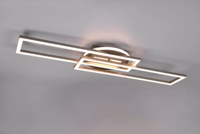 Plafoniera LED moderna RL Twister argento 30W 4500lm