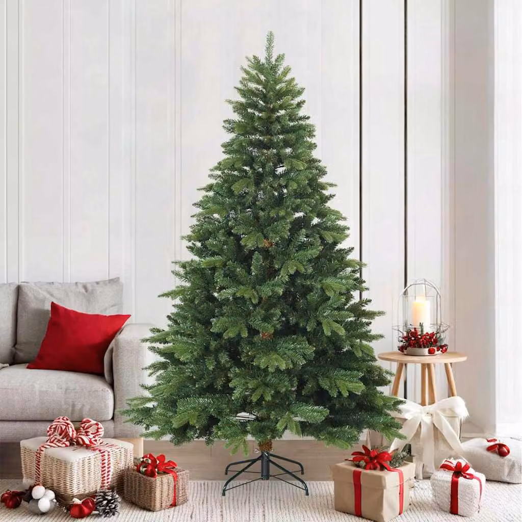 Maison Exclusive - Albero di Natale artificiale pieghevole con supporto Verde 210 cm