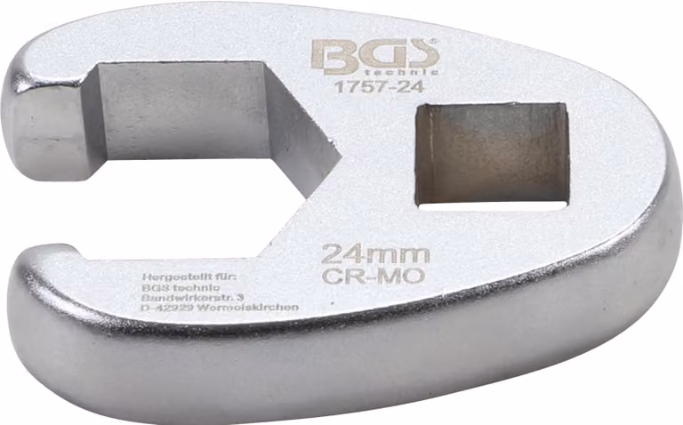 BGS Chiave quadrata a bussola 12,5 mm (1/2") SW 24 mm - 1757-24