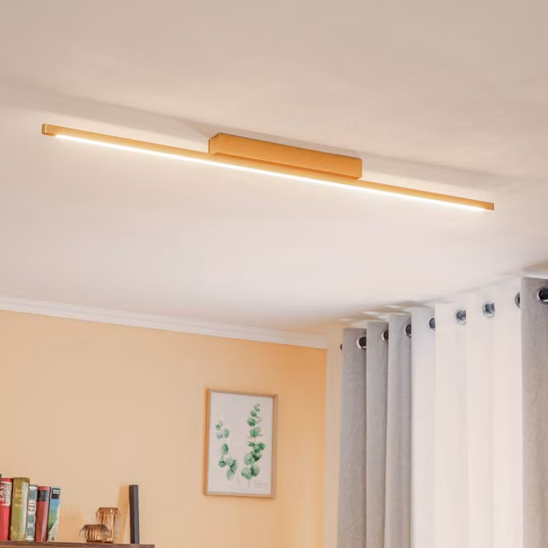 Plafoniera a LED Talon Quitani, dimmerabile, Ottone / Oro, Cucina, Alluminio, Moderno, Plafoniera LED