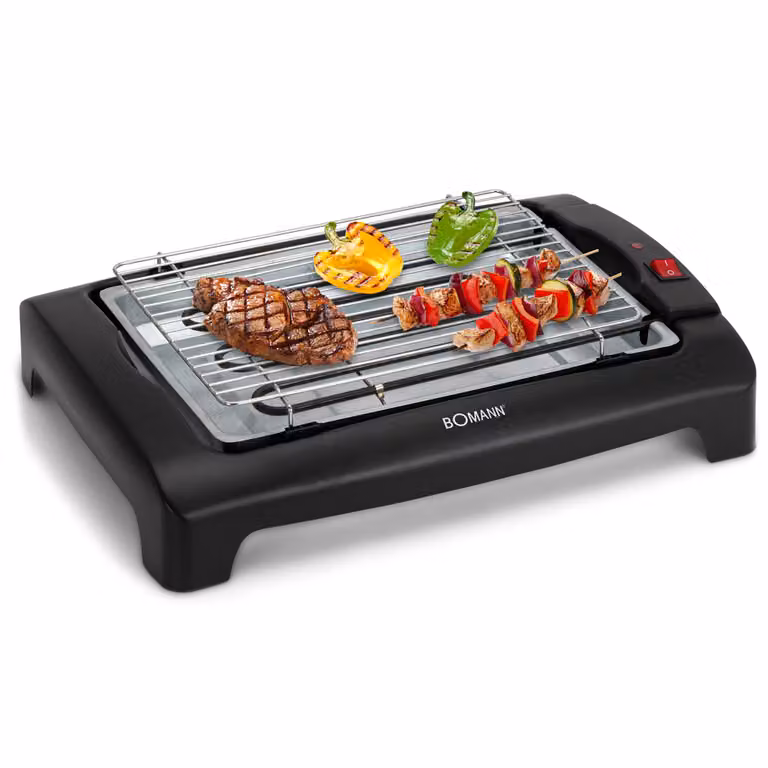 BOMANN Barbecuegrill BQ 1240 N  2000 W schwarz