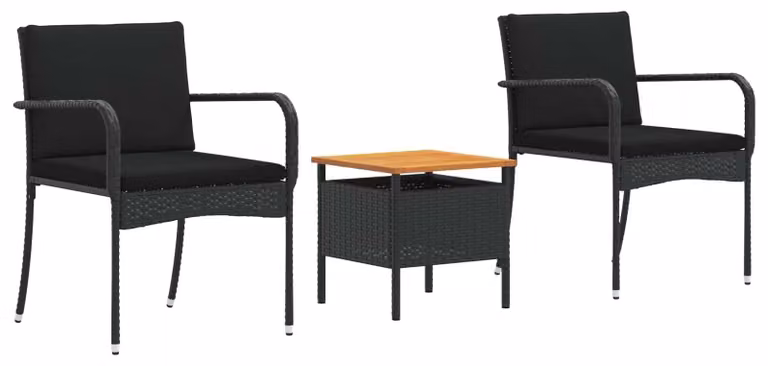 Set da giardino con cuscino acciaio