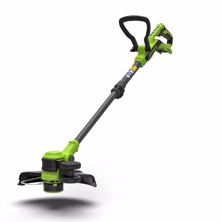 Tagliabordi Greenworks POWERALL 24V Gen. II con asta telescopica in alluminio, verde, senza batteria