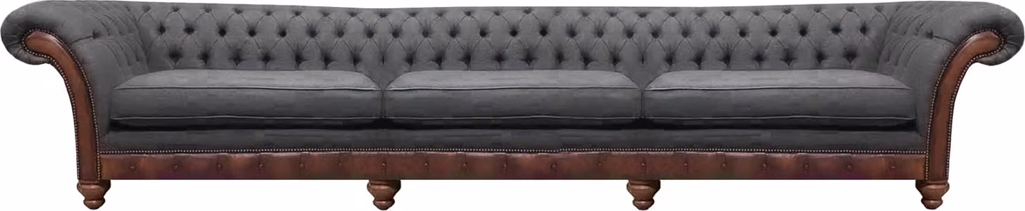 Wohnzimmer Polstersofa Sofa Dreisitze Couch Chesterfield Polstermöbel Sitzmöbel