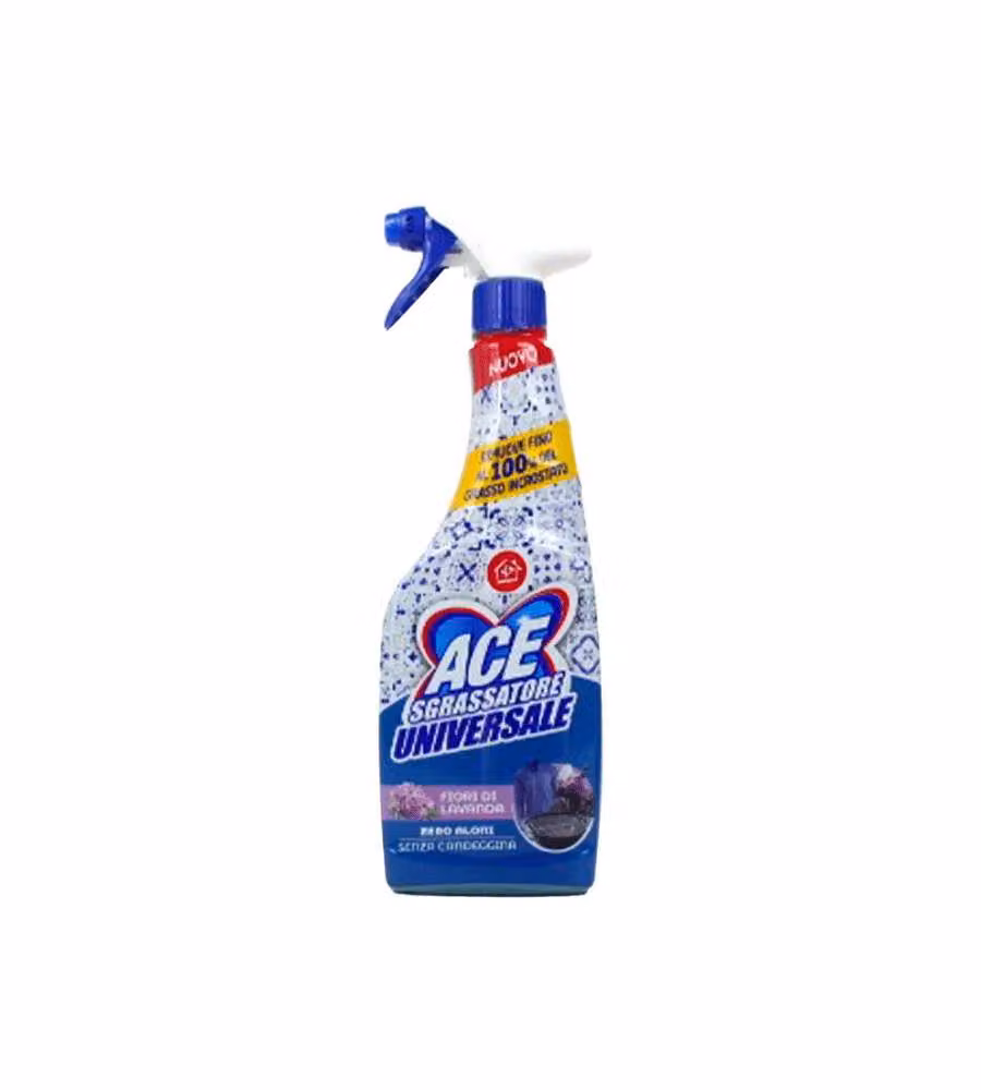 ACE Spray Sgrassatore Universale Lavanda 600ml - Pulisce senza Aloni