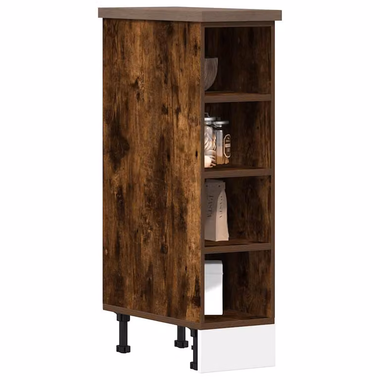 Armadio inferiore da cucina vidaXL Riga colore Rovere Fumo L/P/H: 20 x 44,5 x 81,5 cm