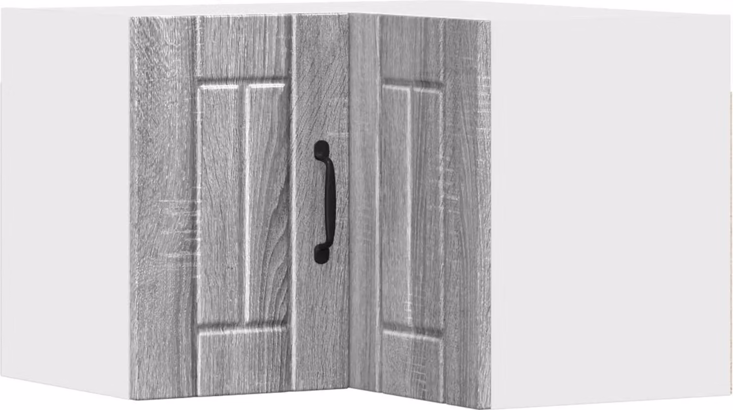 Mobile angolare per parete LUCCA Grigio Sonoma 57 x 57 x 40 cm