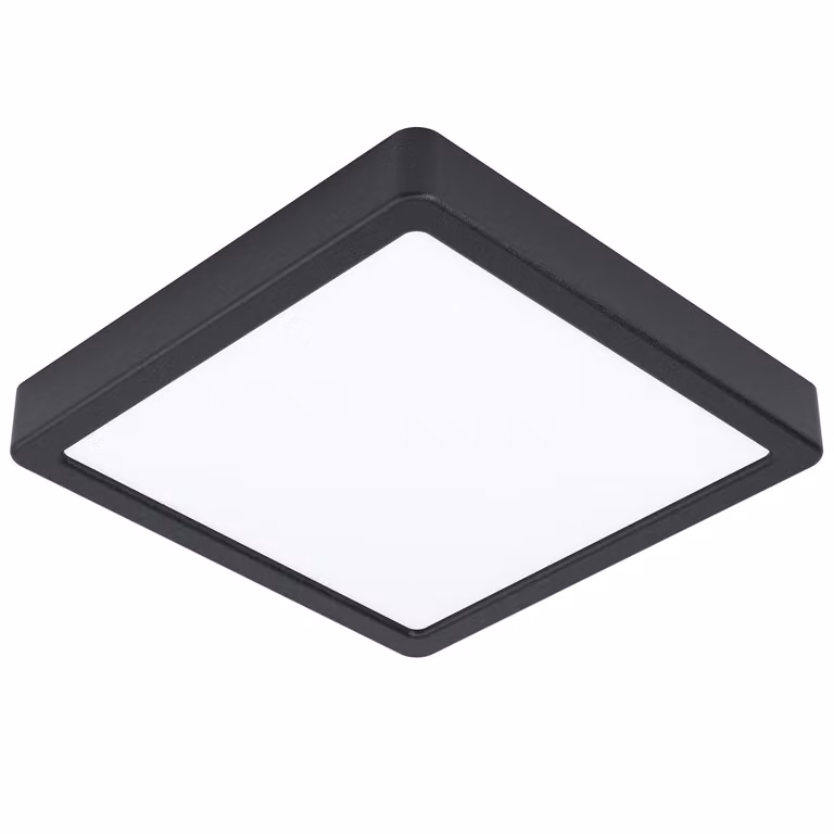 Eglo Connect LED a plafone Fueva-Z nero 21 x 21 cm Smart Home