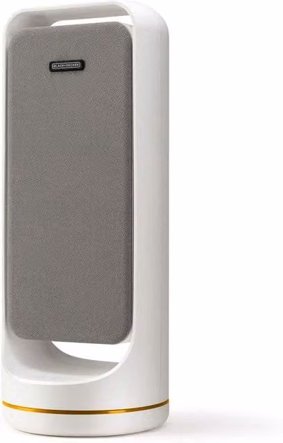 Purificatore d'aria Black & Decker con doppio sistema di filtraggio EPA, pre-filtro e modalità sleep, colore bianco