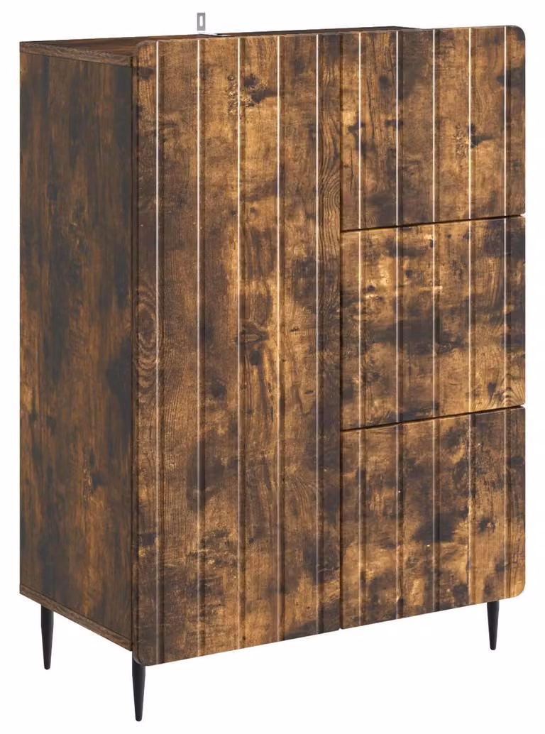 Credenza Rovere Fumo 66 x 34,5 x 91,5 cm Legno ingegnerizzato