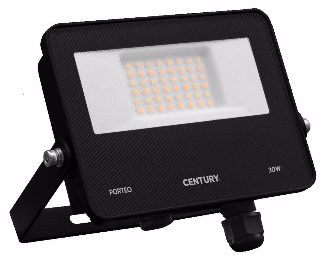 Faretto LED CENTURY PORTEO nero 30 W 3000/4000/6500 K IP65