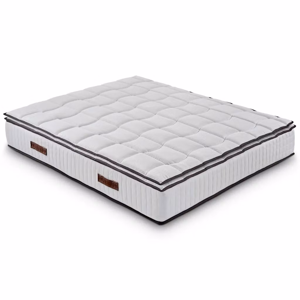 Materasso Ibrido MaterassieDoghe in Memory Foam e Waterfoam Bianco, L/P: 80 x 200 cm, Altezza: 24 cm, con Rivestimento Rimovibile e Antibatterico – 2