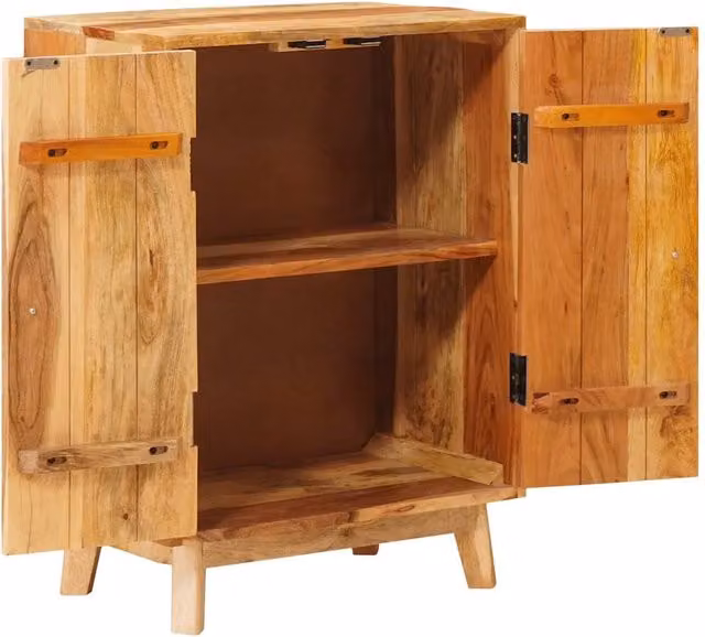 Armadio di stoccaggio in legno con scaffale marrone L: 55 cm, P: 35 cm, H: 75 cm CFW3391068