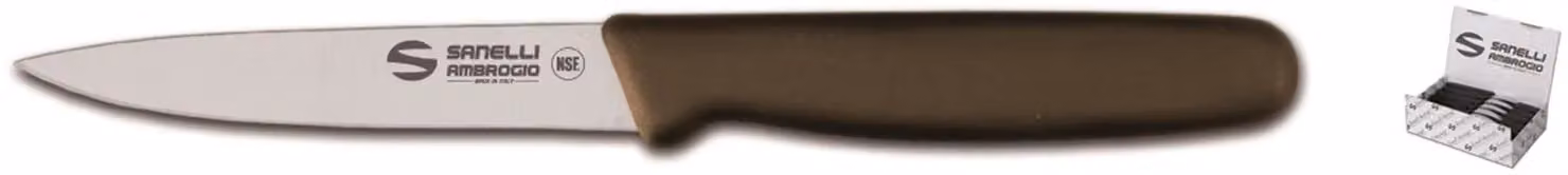Spelucchino cm 11 marrone linea Supra di Sanelli Ambrogio - BOX 50 PZ