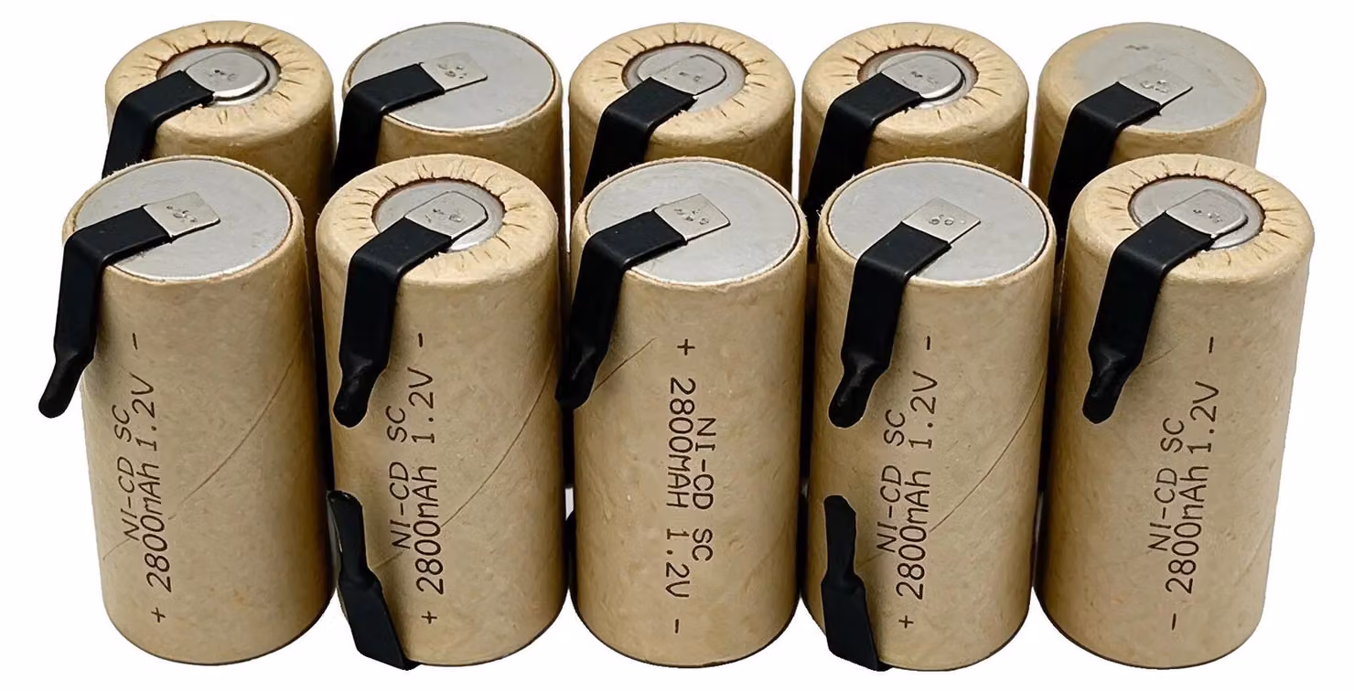 Batterie ricaricabili, capacità 2800mAh, formato Sub C, confezione da 10 batterie, 1,2V