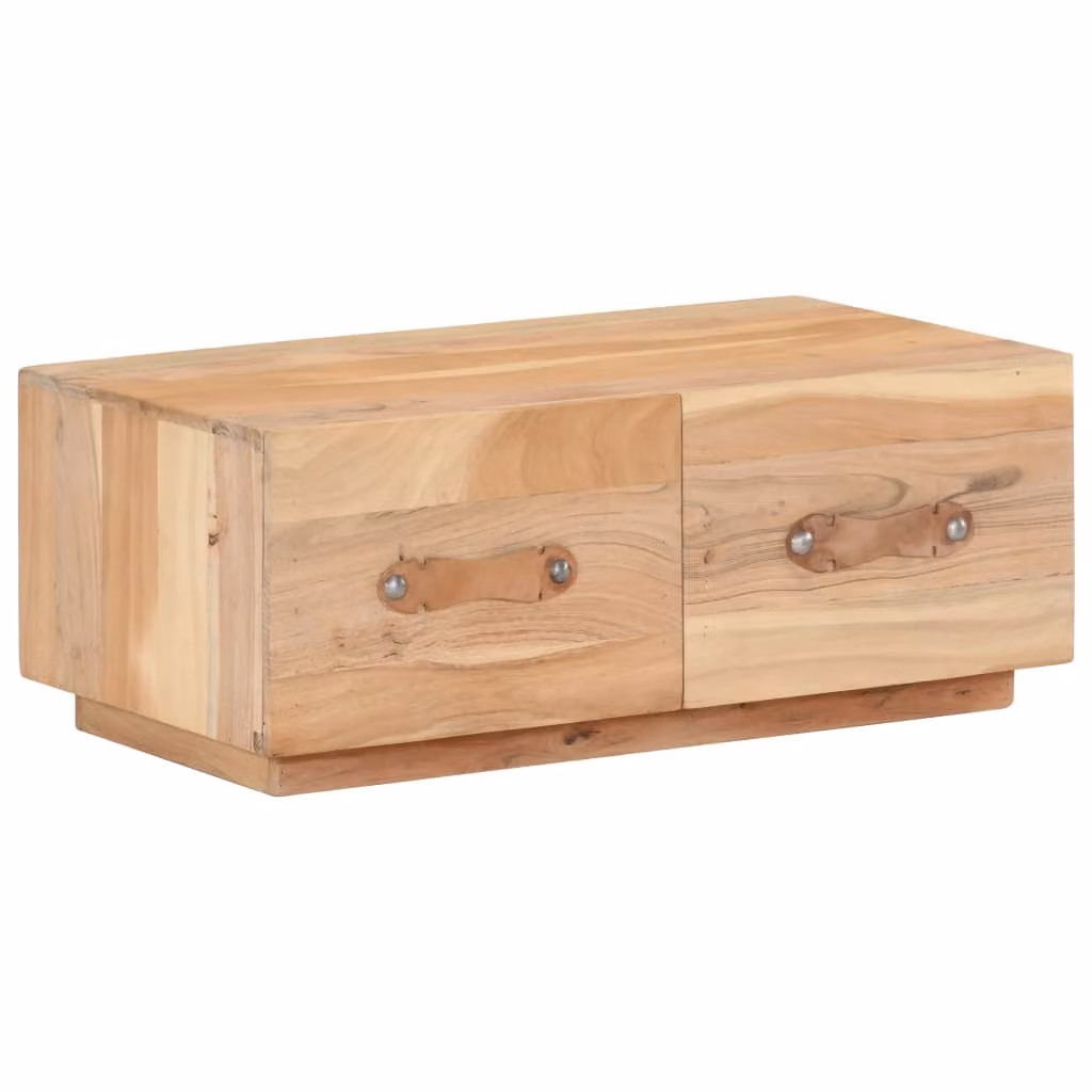 Tavolino 90 x 50 x 35 cm Legno massiccio riciclato