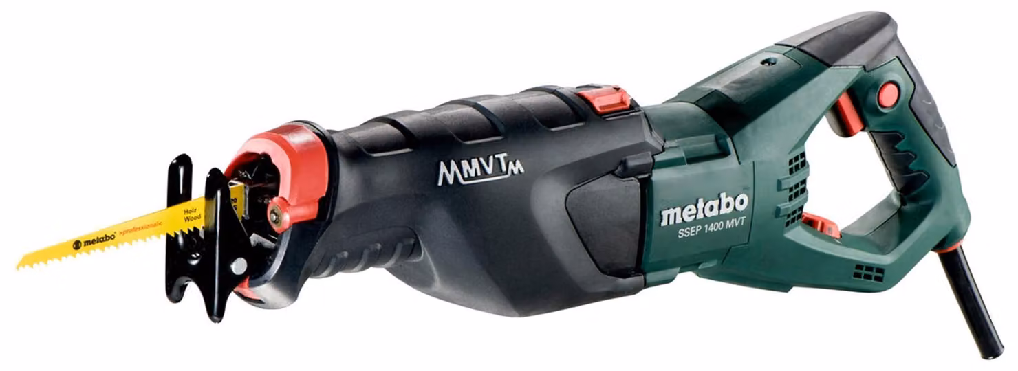 Metabo SSEP 1400 MVT Säbelsäge + Kunststoffkoffer 3-stufiger Pendelhub