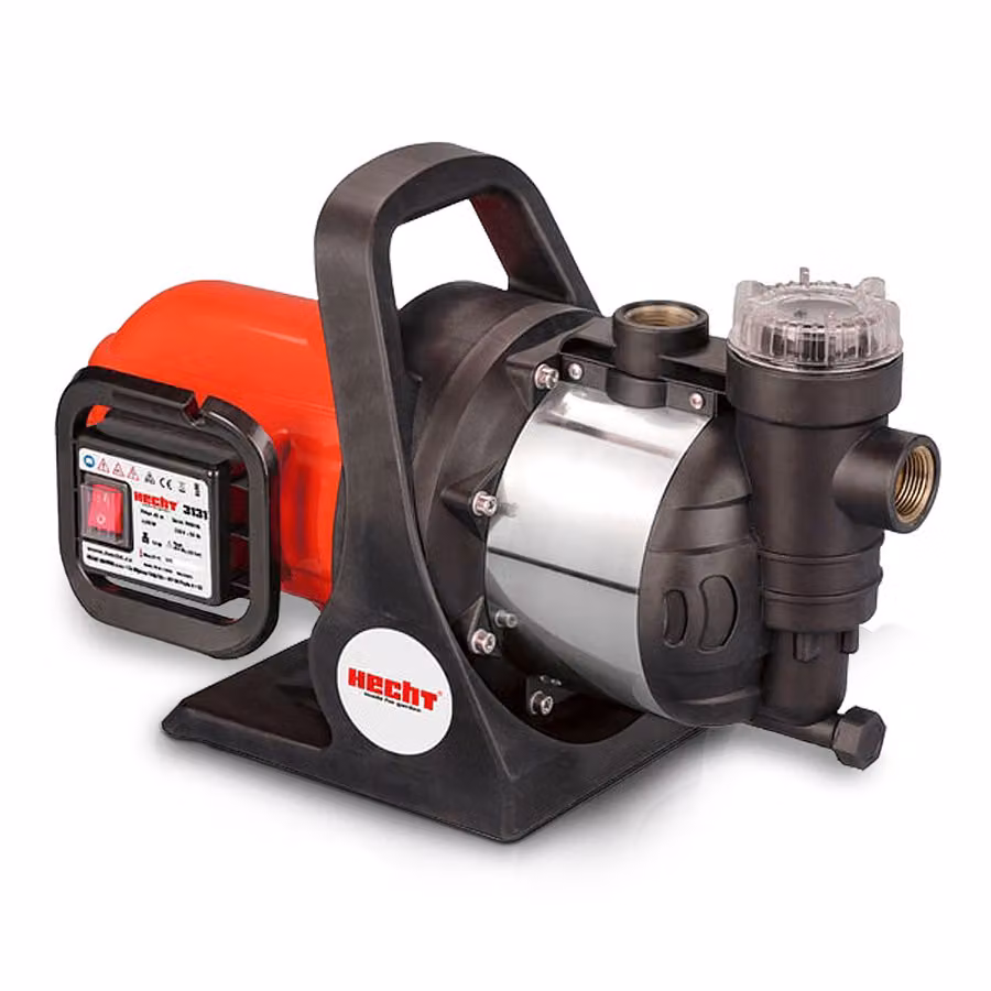 HECHT 3131 pompa da giardino pompa centrifuga pompa 4600l/h 1100 Watt pompa acqua giardino pozzo acqua domestica