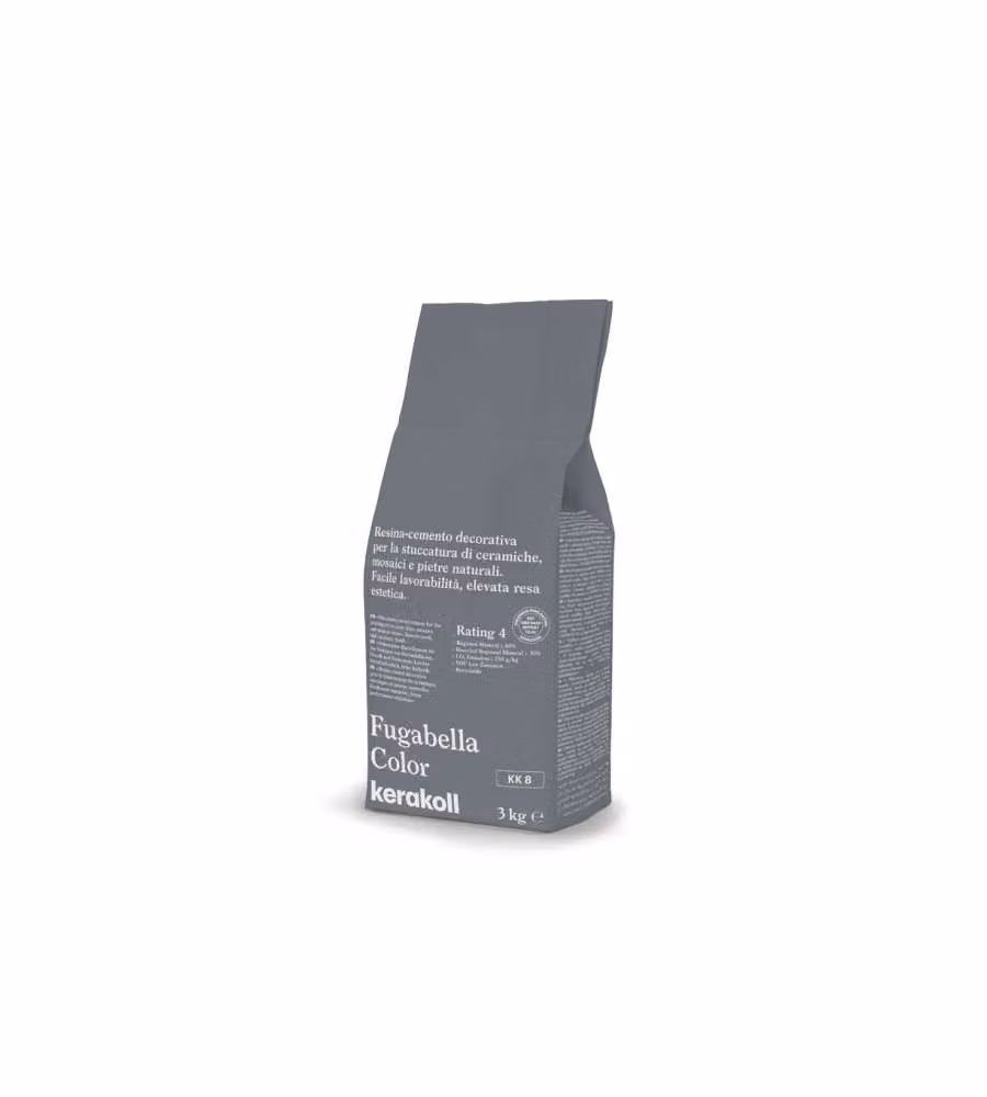 Kerakoll Fugabella Color KK 8 Grigio Medio Stucco Per Fughe 3 kg Idrorepellente