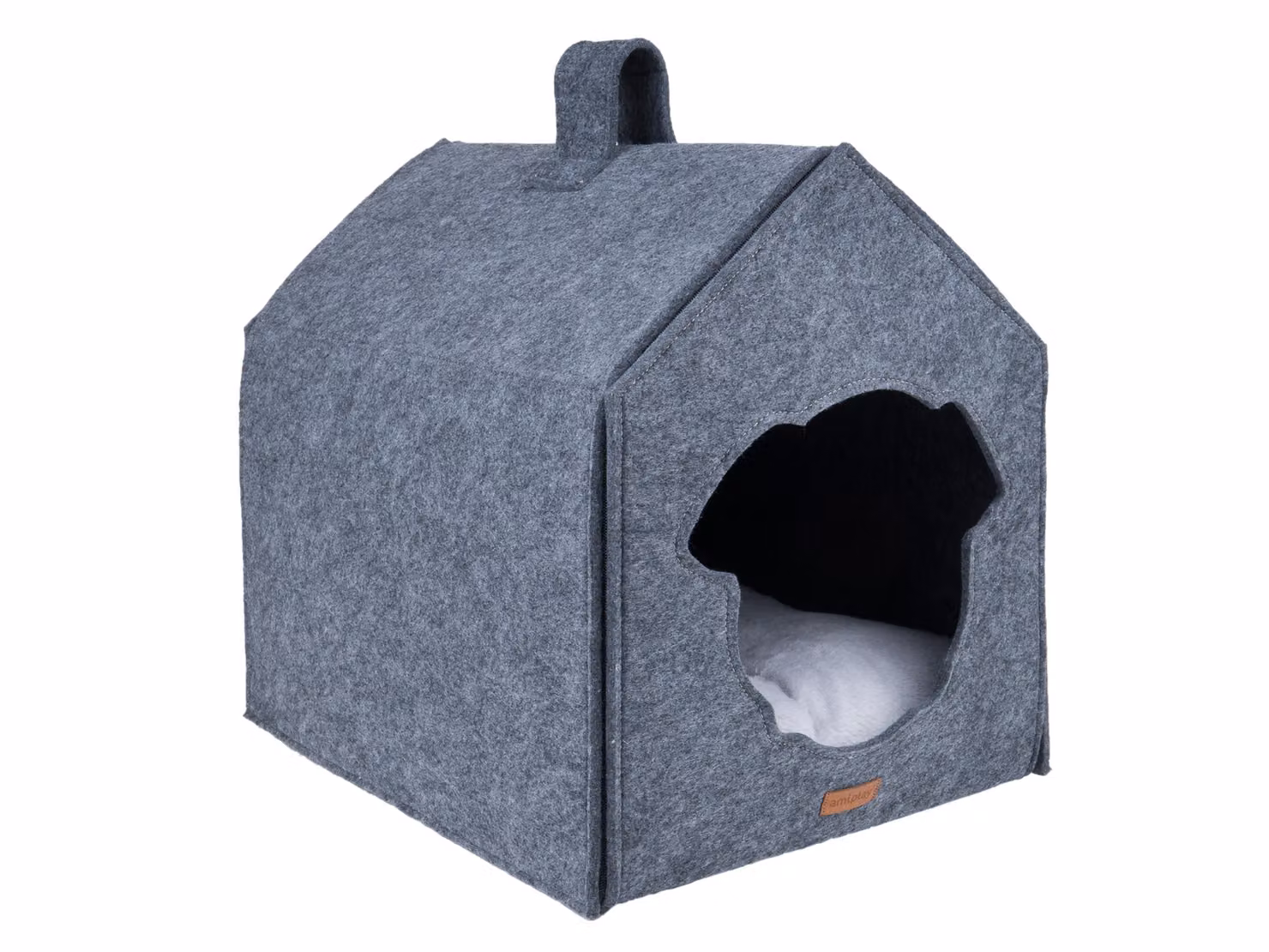 Cuccia per cani HYAGGO 2in1 beige 33x42x42 cm
